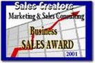 Sales Creators Business Sales Award 2001