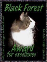 (Black Forest Norwegian Forest Cats) Award for Excellence 180x237