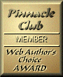 Pinnacle Club Web Author's Choice Award 90x110