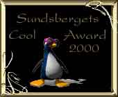 Sundsbergets Cool site Award 2000 [Sweden] 170x140