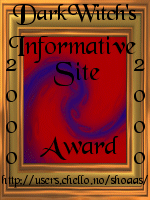 Dark Witch's Informative Site Award 2000 150x200