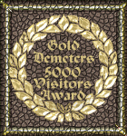 Gold Demeters 5000 Visitors Award 140x150