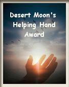 Desert Moon's Helping Hand Award