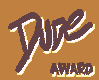 The Dude's Award 99x80
