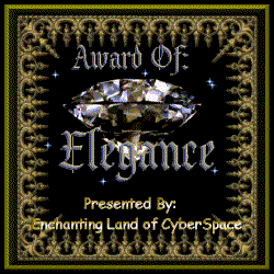 Enchanged Land of CyberSpace Award of Elegance
