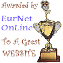 Awarded by EurNet OnLine To a Great Website (gold) 125x125