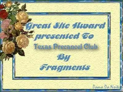 Dama da Noite Great Site Award 400x300