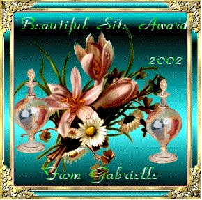 Gabrielle Beautiful Site Award 2002
