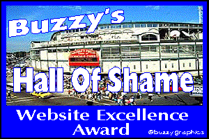 Buzzy's Hall of Shame Website Excellence Award 300x200