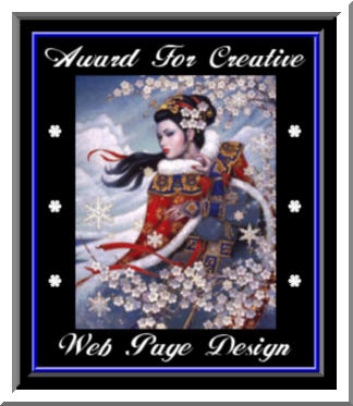 Award for Creative Web Page Design