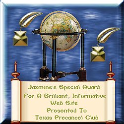 Jazmine's Paradise Special Award 250x250