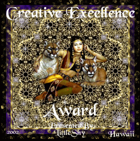 Little Shy's Creative Excellence Award