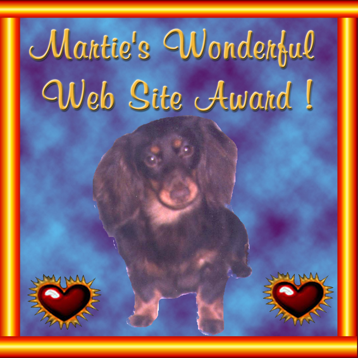 Martie's Wonderful Web Site Award 1200x1200