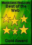 Musicians-Find Best of the Web Gold Award 125x175