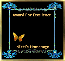 Nikki's Homepage Award For Excellence