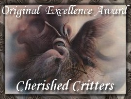 Cherished Critters Original Excellence Award