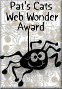 Pat's Cats Web Wonder Award 125x180