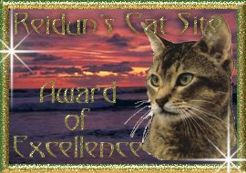 Reidun's Cat Site Award of Excellence