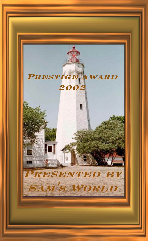 Sandy Hook Site Prestige Award for 2002