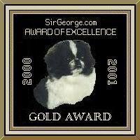 Sir George's Golden Paw Award