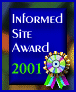 My ParenTime's Informed Site 2001 Award 76x92