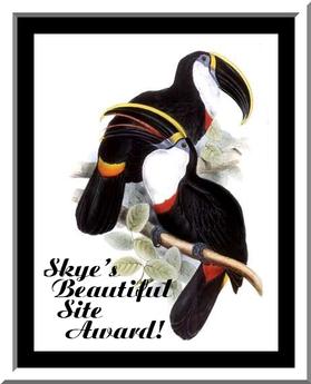 Skye's Beautiful Site Award 279x345