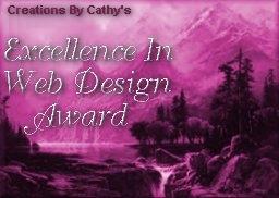 Creations by Cathy's Excellence Award 256x182