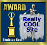 Skeleton Reef Really Cool Site Award