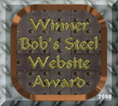 Bob's Steel Web Site Award [Millennium] 2000 172x155