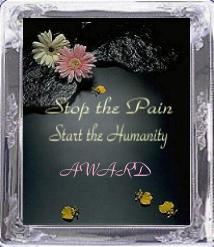 Stop The Pain Start the Humanity Flower Award 214x247