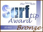 The BorisSite Surftip Bronze Award