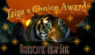 Taiga's Choice Award for Awesome New Site 328x192