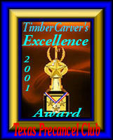 TimberCarver's Excellence 2001 Award