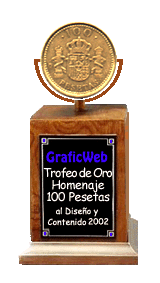 Graficweb Trofeo de Oro 100 pesetas