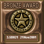 TPC Excellence Bronze Award Serial 021