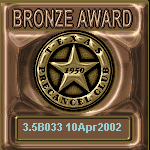 TPC Excellence Bronze Award Serial 033