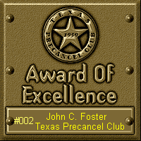 TPC Excellence Award Serial 002