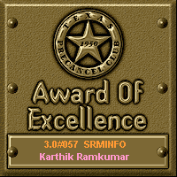 TPC Excellence Award Serial 057