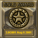 TPC Excellence Gold Award Serial 001