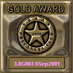 TPC Excellence Gold Award Serial 003