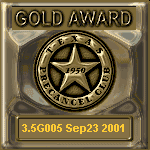 TPC Excellence Gold Award Serial 005