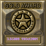 TPC Excellence Gold Award Serial 009