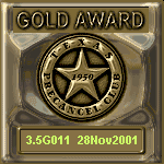 TPC Excellence Gold Award Serial 011