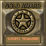 TPC Excellence Gold Award Serial 013