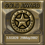 TPC Excellence Gold Award Serial 020