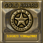 TPC Excellence Gold Award Serial 023