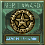 TPC Excellence Merit Award Serial 011