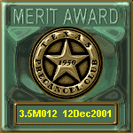 TPC Excellence Merit Award Serial 012