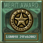 TPC Excellence Merit Award Serial 018