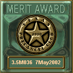 TPC Excellence Merit Award Serial 036